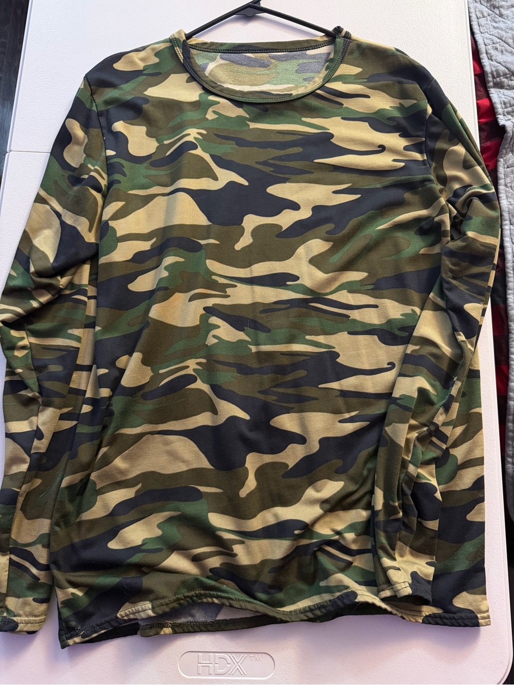 Source Unknown Men's Camouflage Long Sleeve Shirt - Green, Black, Tan